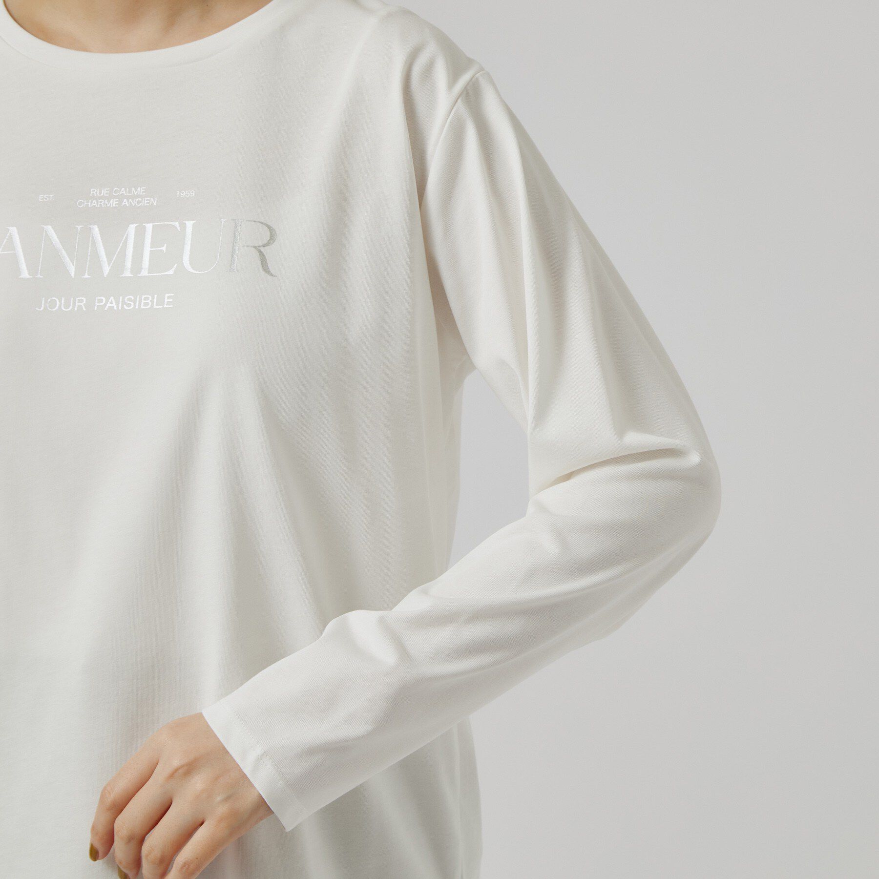 grove「【1枚着でも重ね着でも〇】大人カジュアル プリントアソートロンT」|Tシャツ・カットソー|