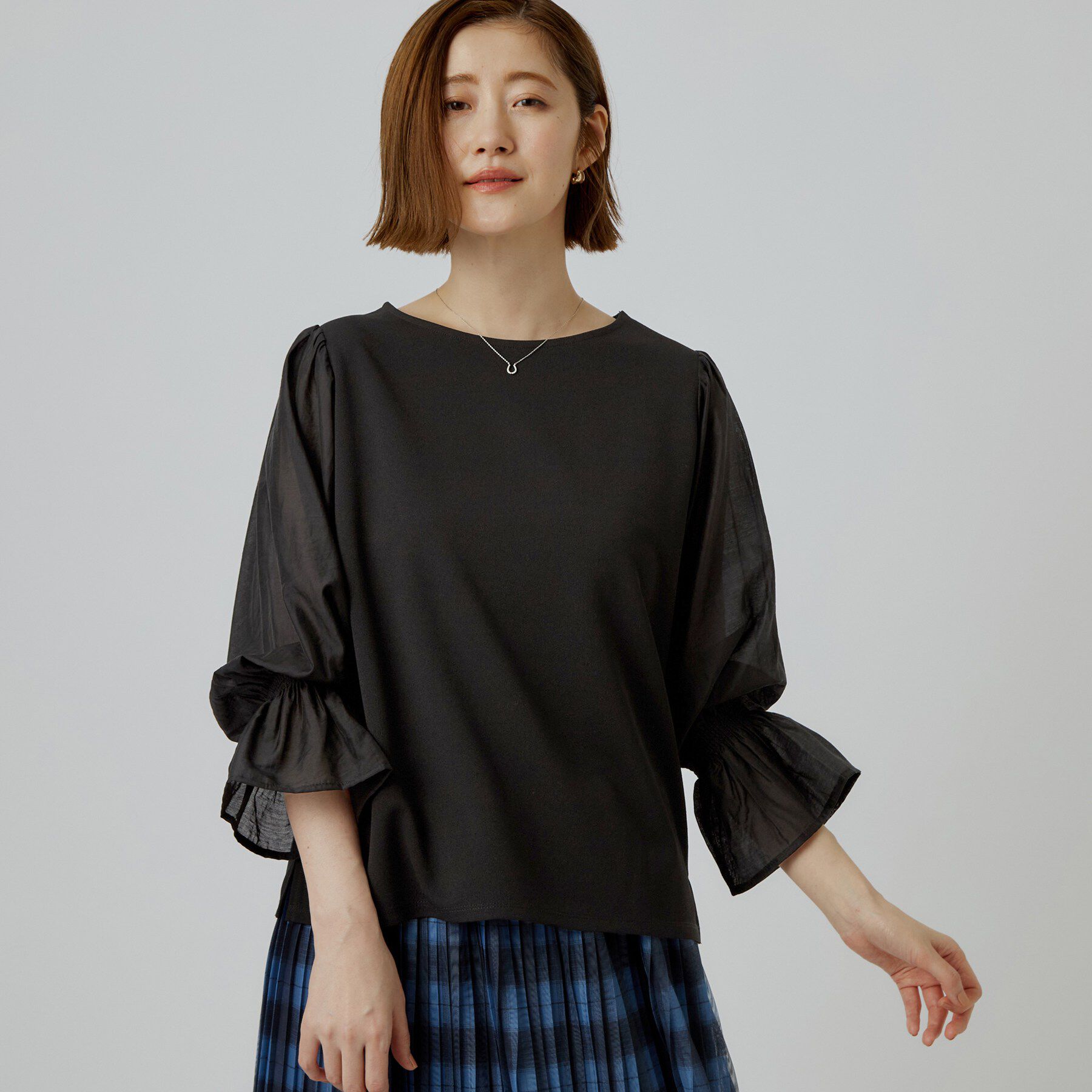 grove「布帛キャンディースリーブプルオーバー」|Tシャツ・カットソー|