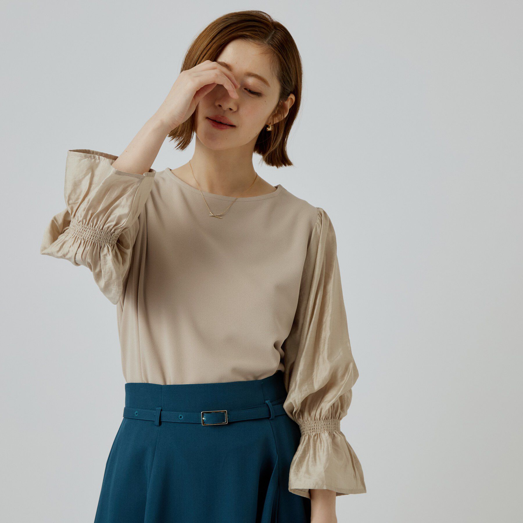 grove「布帛キャンディースリーブプルオーバー」|Tシャツ・カットソー|
