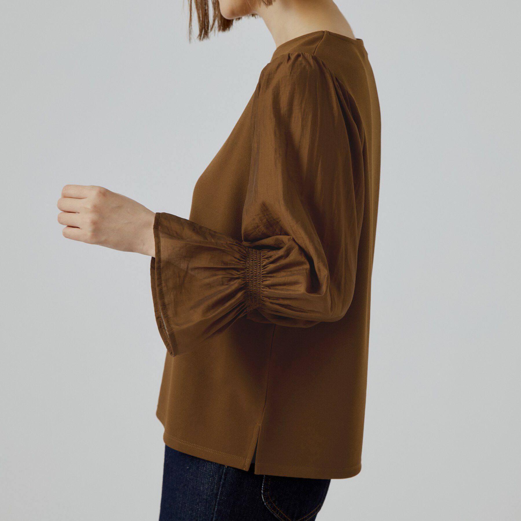 grove「布帛キャンディースリーブプルオーバー」|Tシャツ・カットソー|