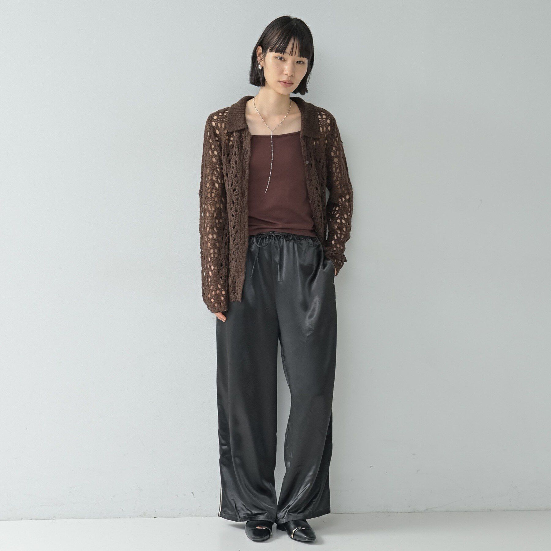 GALLEST「サテンサイドラインパンツ」|その他|