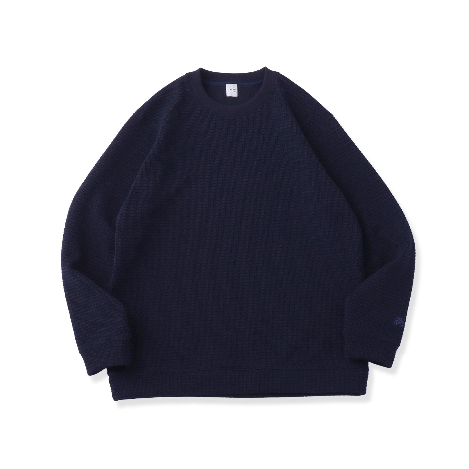 TAKEO KIKUCHI「ニットライクワッフル プルオーバージャージ」|Tシャツ・カットソー|