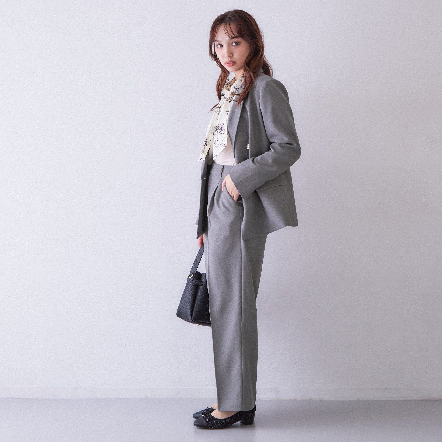 index「【セットアップ可】ストレッチツイルワイドパンツ《防シワ／洗濯機OK》」|その他|