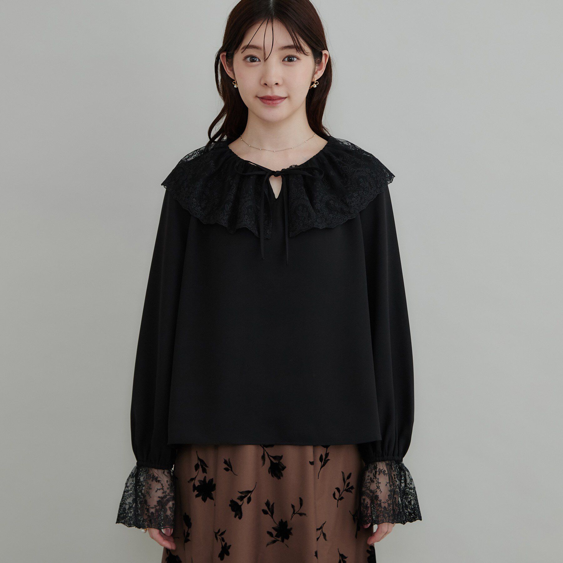Couture broach「レース衿カフスインナーブラウス」|シャツ・ブラウス|