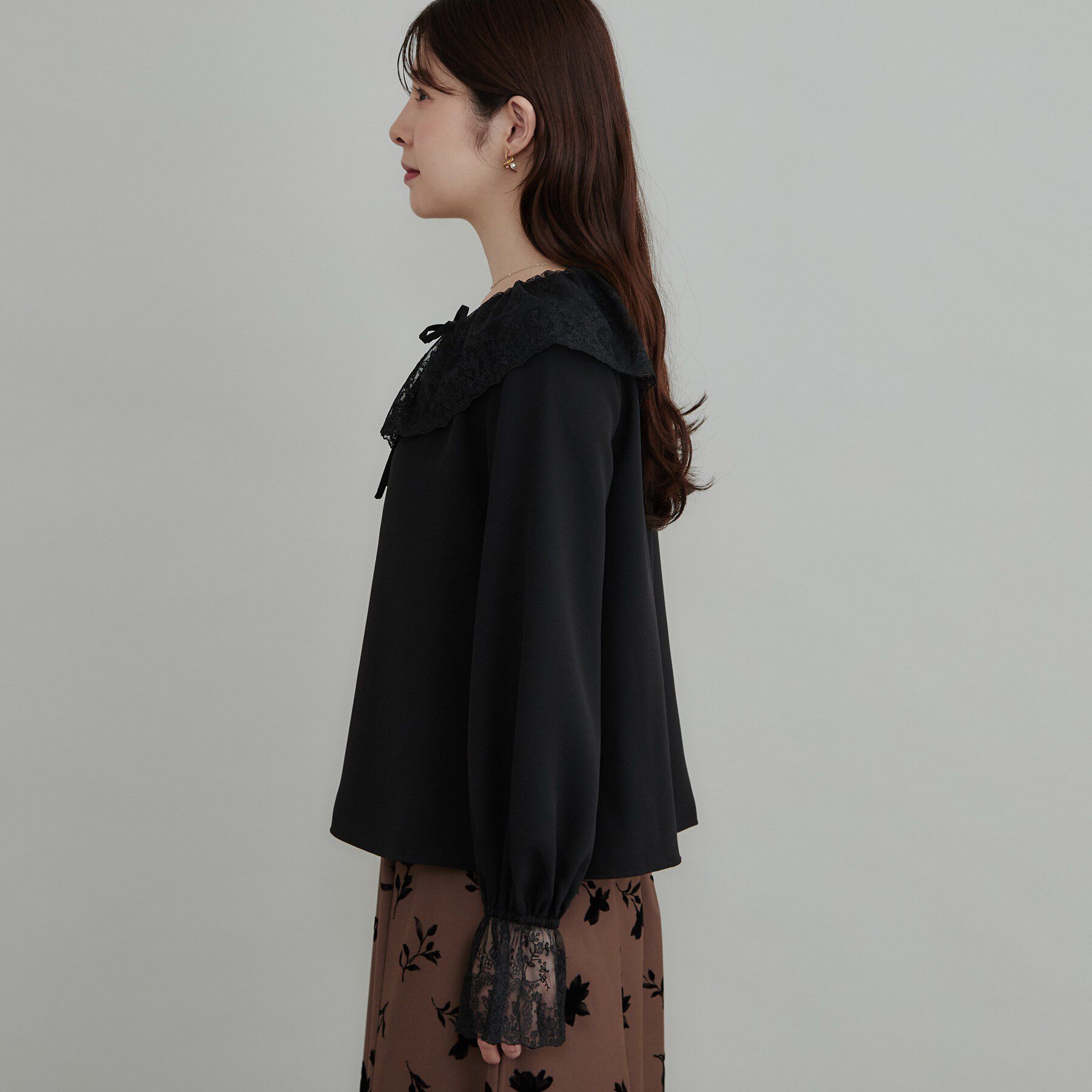 Couture broach「レース衿カフスインナーブラウス」|シャツ・ブラウス|