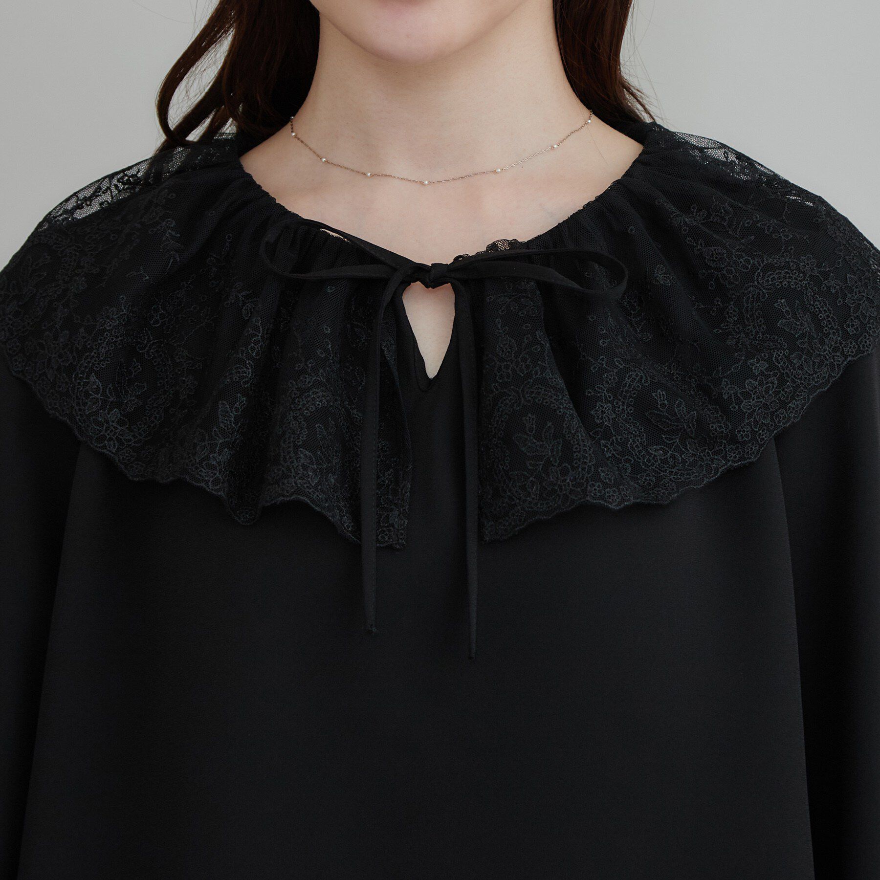 Couture broach「レース衿カフスインナーブラウス」|シャツ・ブラウス|