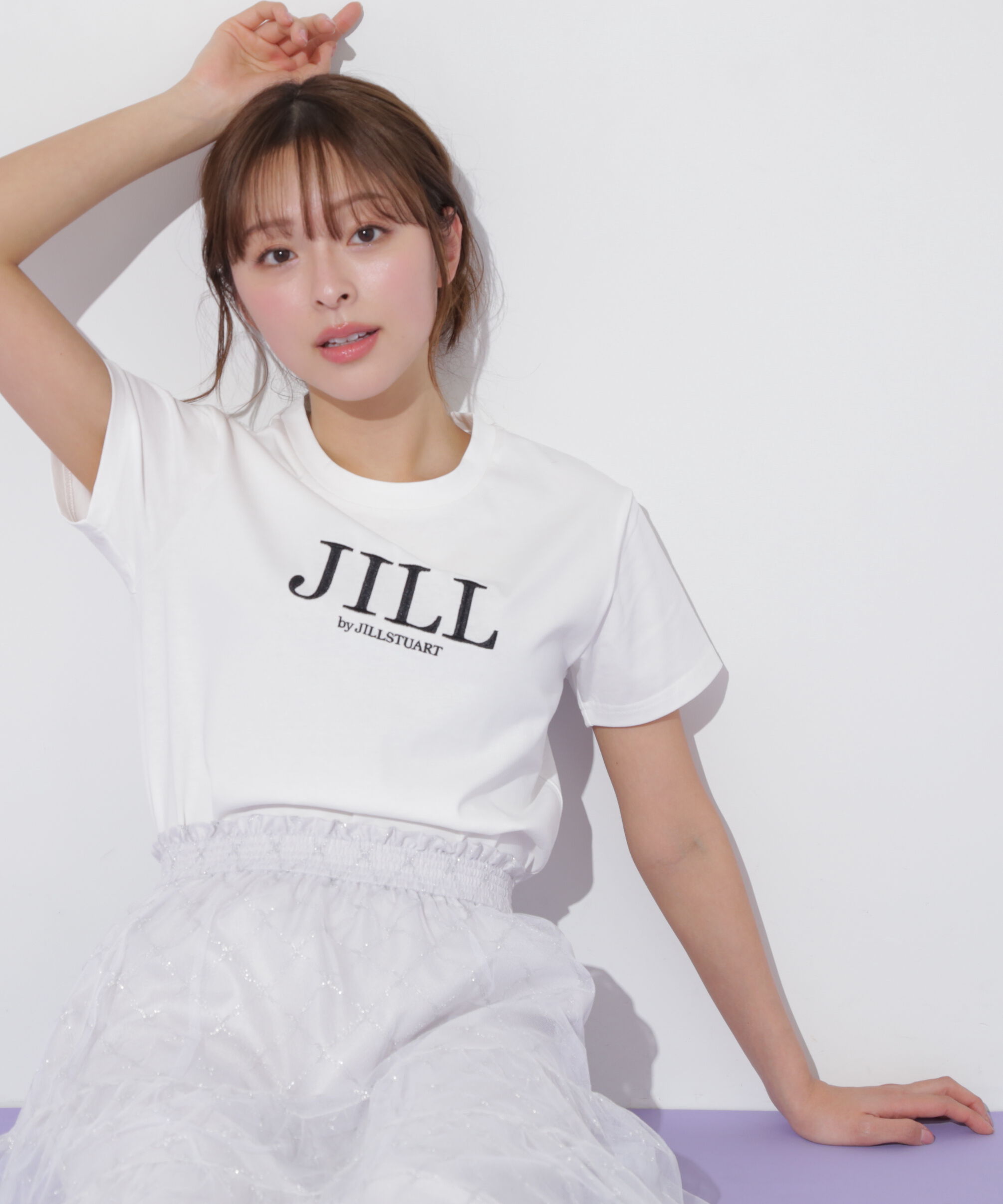  「刺繍ロゴTシャツオーガニックコットン」|Tシャツ・カットソー|