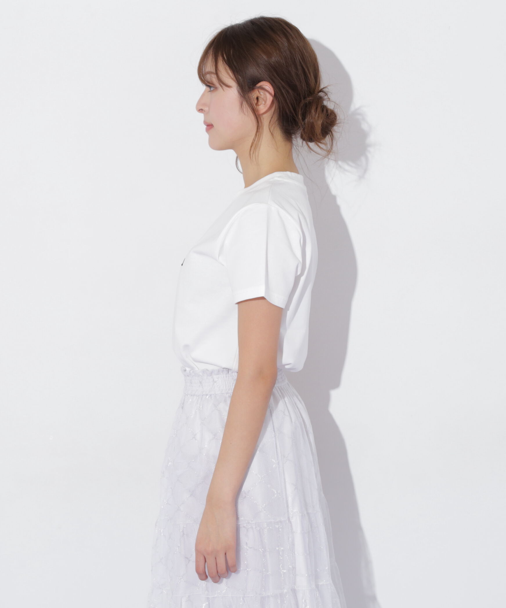  「刺繍ロゴTシャツオーガニックコットン」|Tシャツ・カットソー|