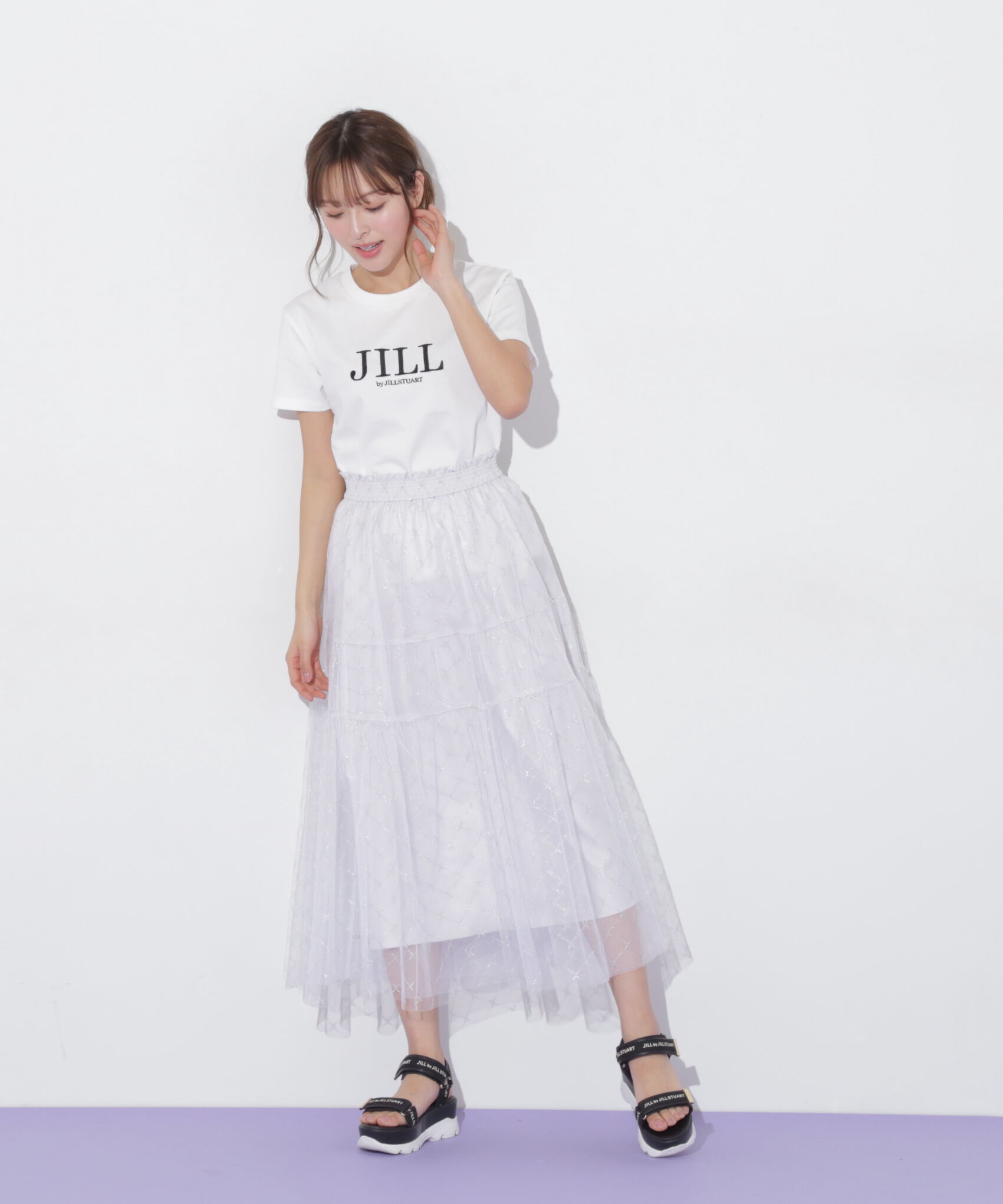  「刺繍ロゴTシャツオーガニックコットン」|Tシャツ・カットソー|