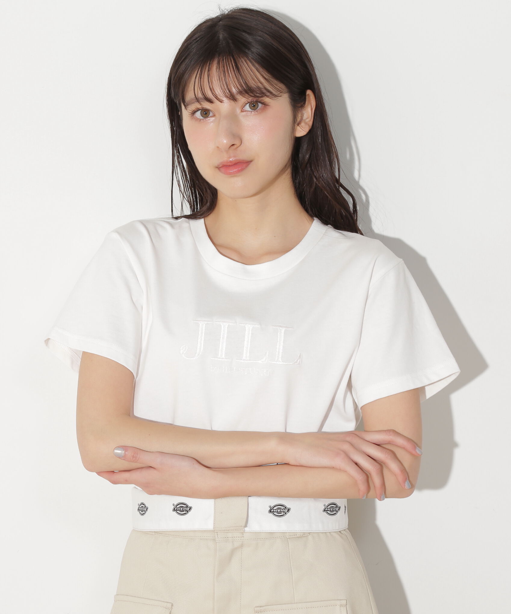  「刺繍ロゴTシャツオーガニックコットン」|Tシャツ・カットソー|