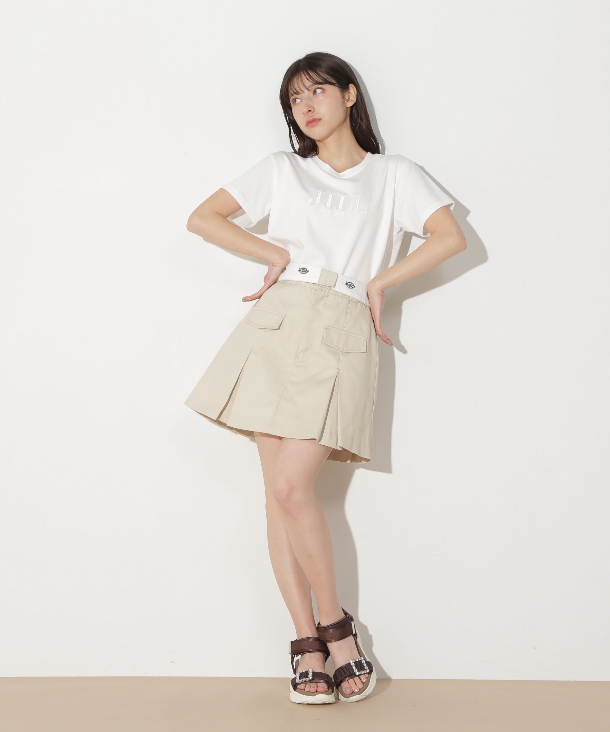  「刺繍ロゴTシャツオーガニックコットン」|Tシャツ・カットソー|