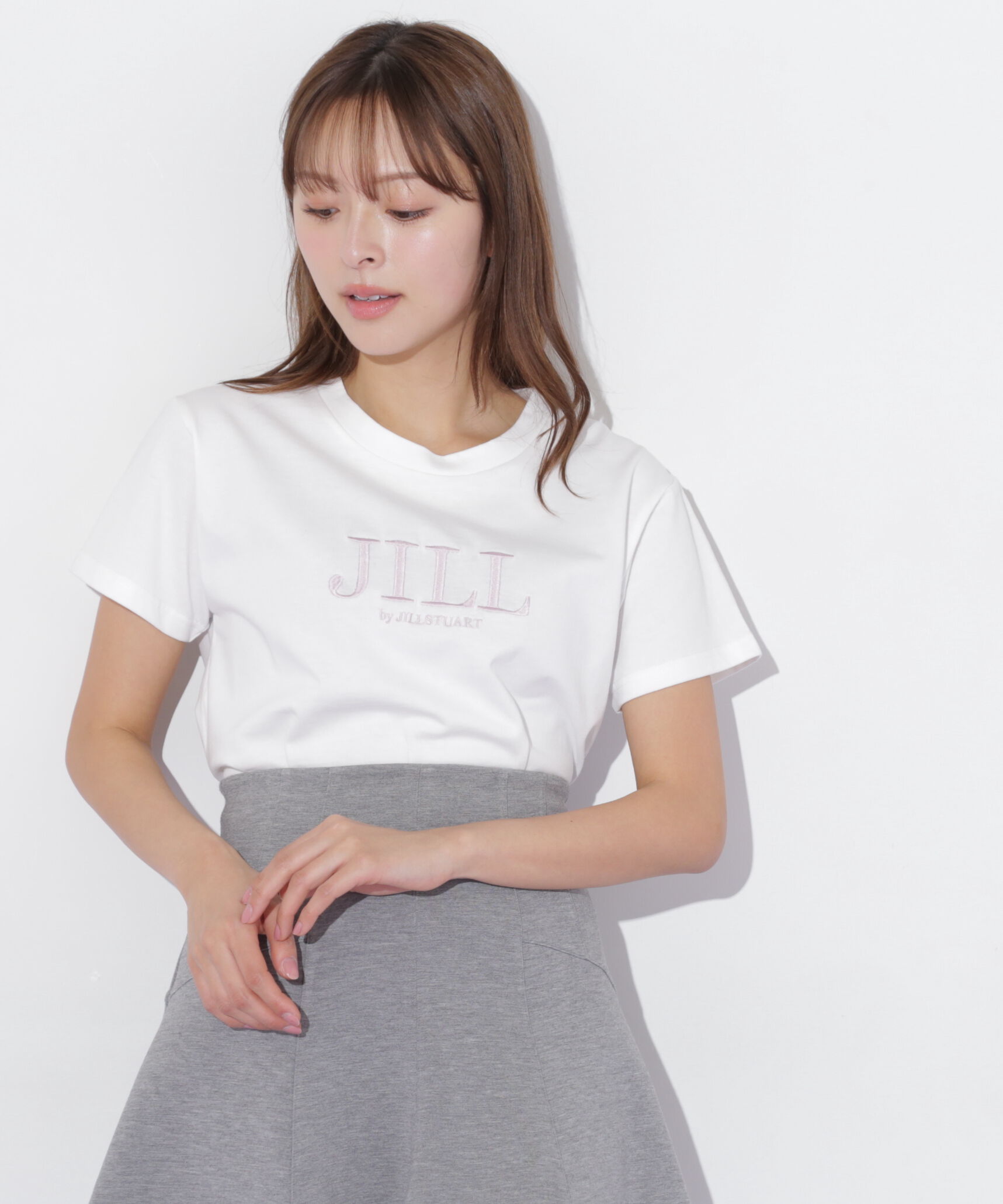  「刺繍ロゴTシャツオーガニックコットン」|Tシャツ・カットソー|