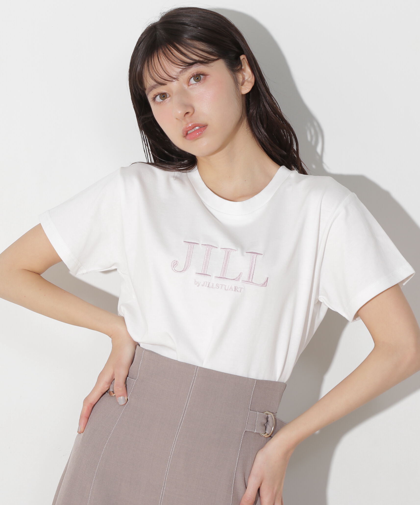  「刺繍ロゴTシャツオーガニックコットン」|Tシャツ・カットソー|