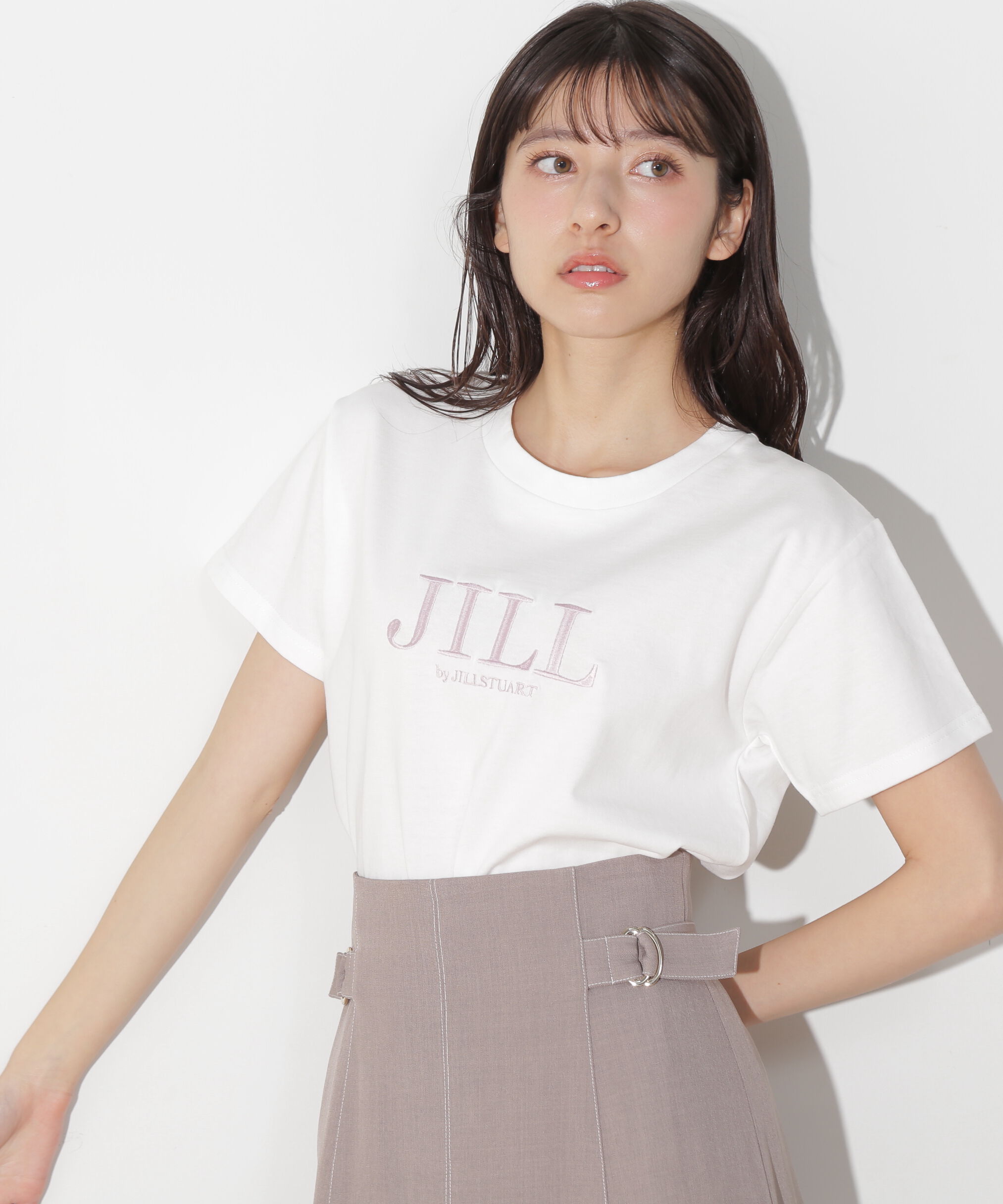  「刺繍ロゴTシャツオーガニックコットン」|Tシャツ・カットソー|