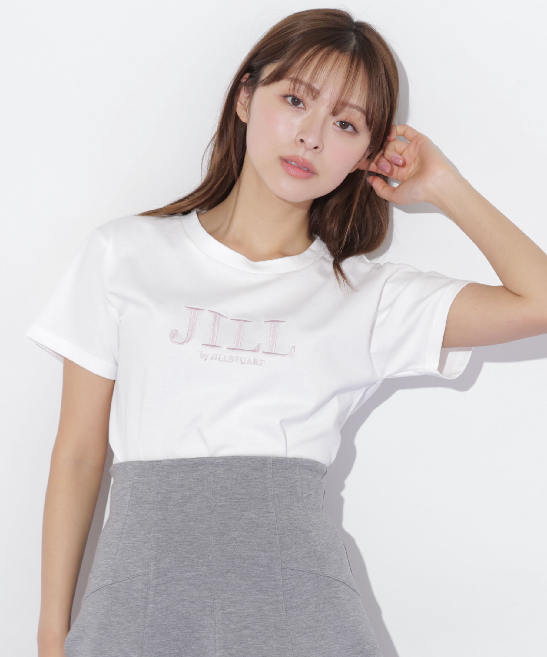  「刺繍ロゴTシャツオーガニックコットン」|Tシャツ・カットソー|