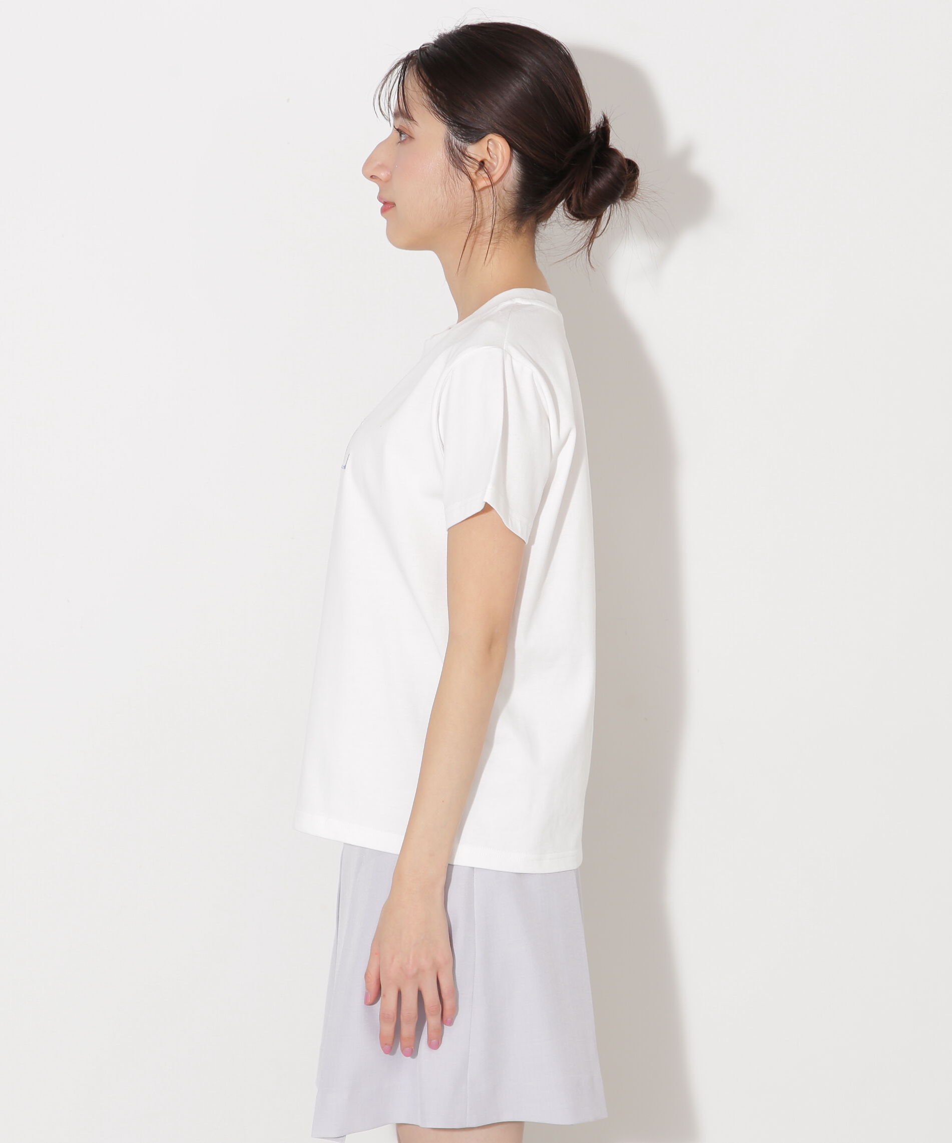  「刺繍ロゴTシャツオーガニックコットン」|Tシャツ・カットソー|