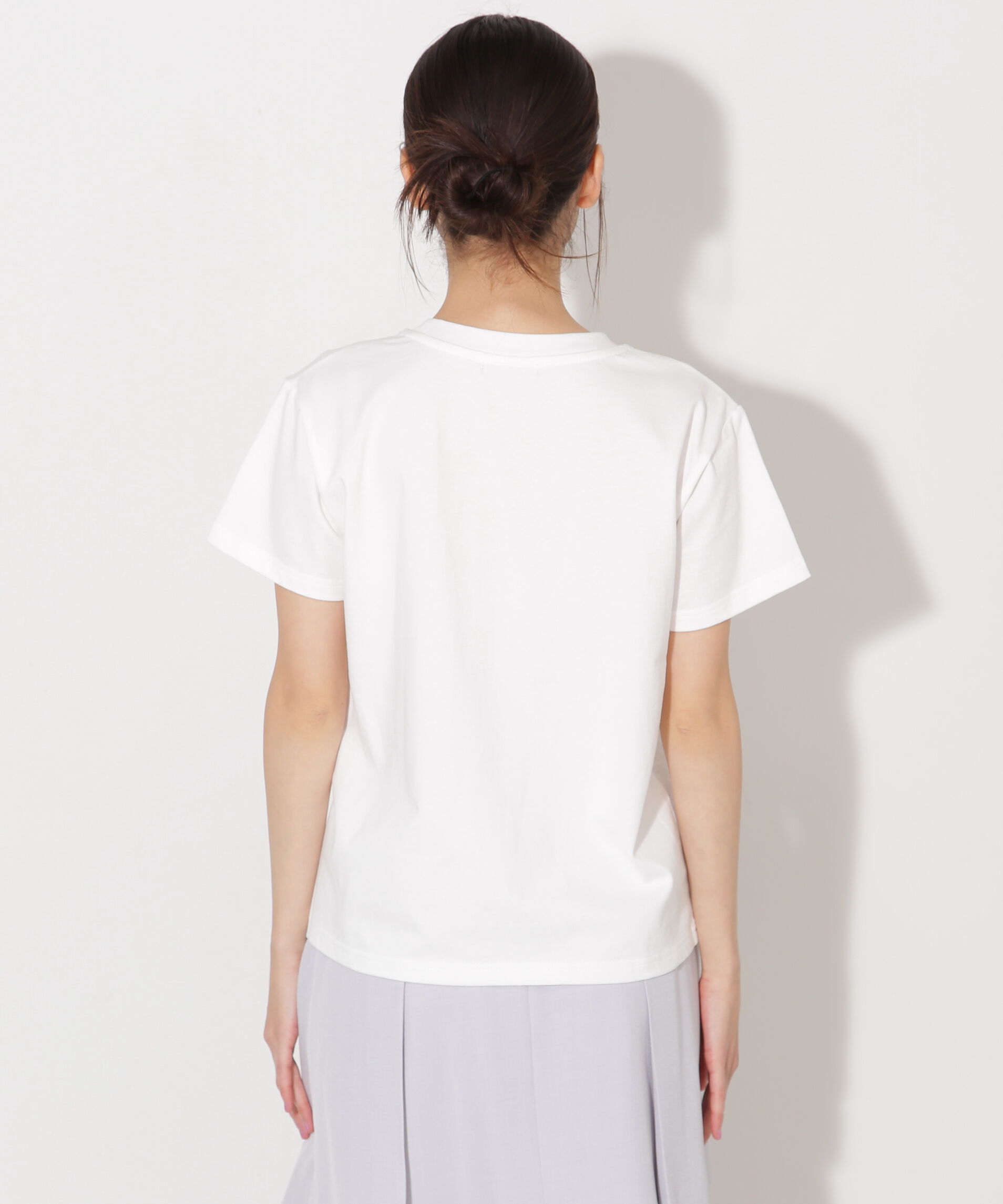  「刺繍ロゴTシャツオーガニックコットン」|Tシャツ・カットソー|