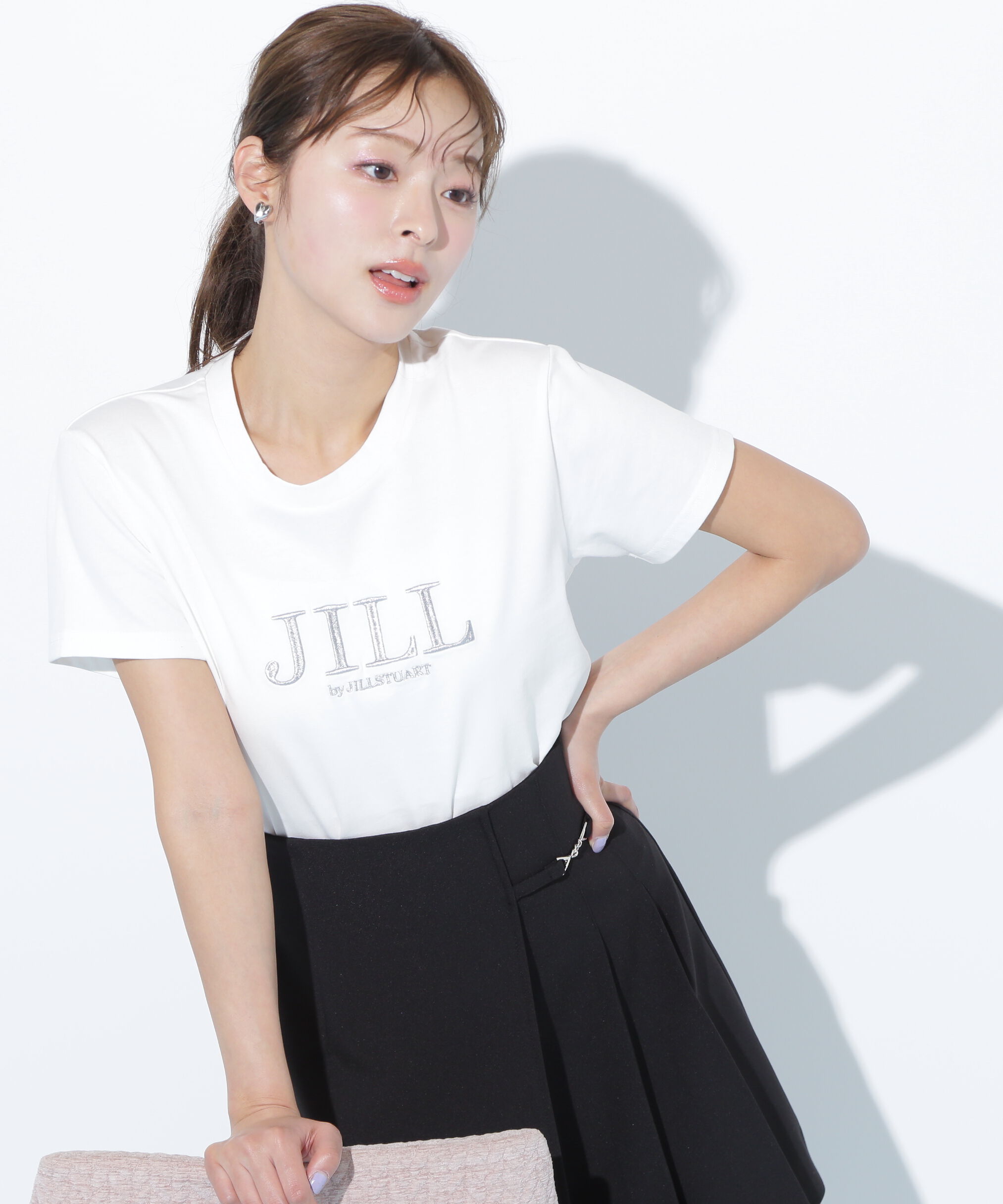  「刺繍ロゴTシャツオーガニックコットン」|Tシャツ・カットソー|