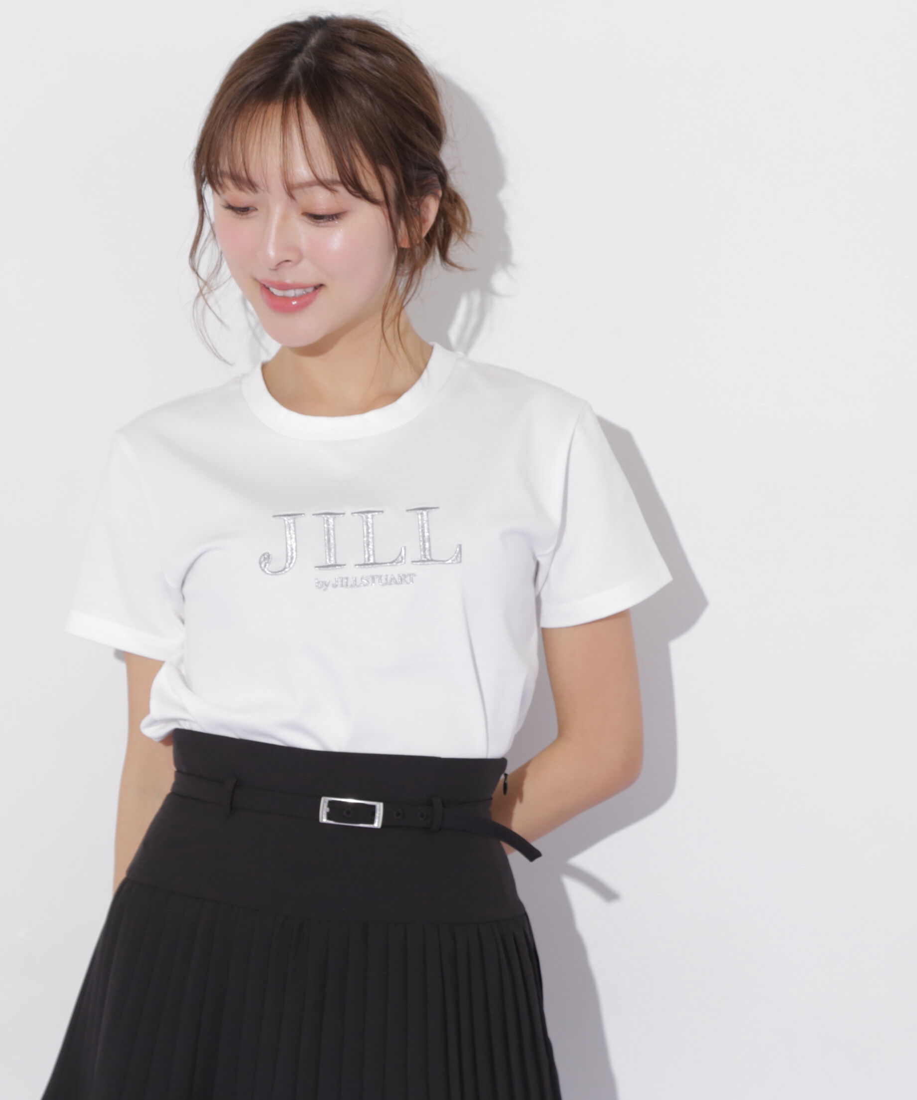  「刺繍ロゴTシャツオーガニックコットン」|Tシャツ・カットソー|