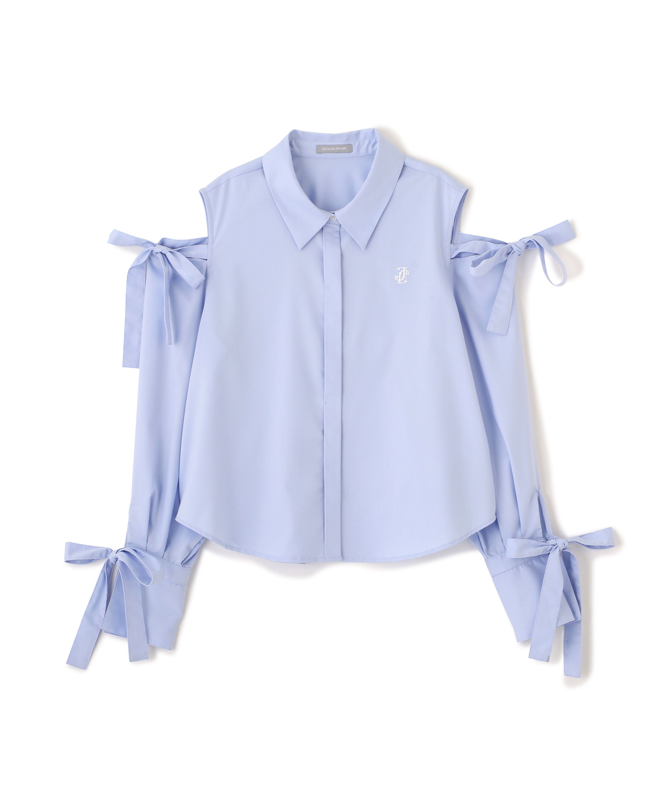  「ショルダーリボンシャツ」|シャツ・ブラウス|