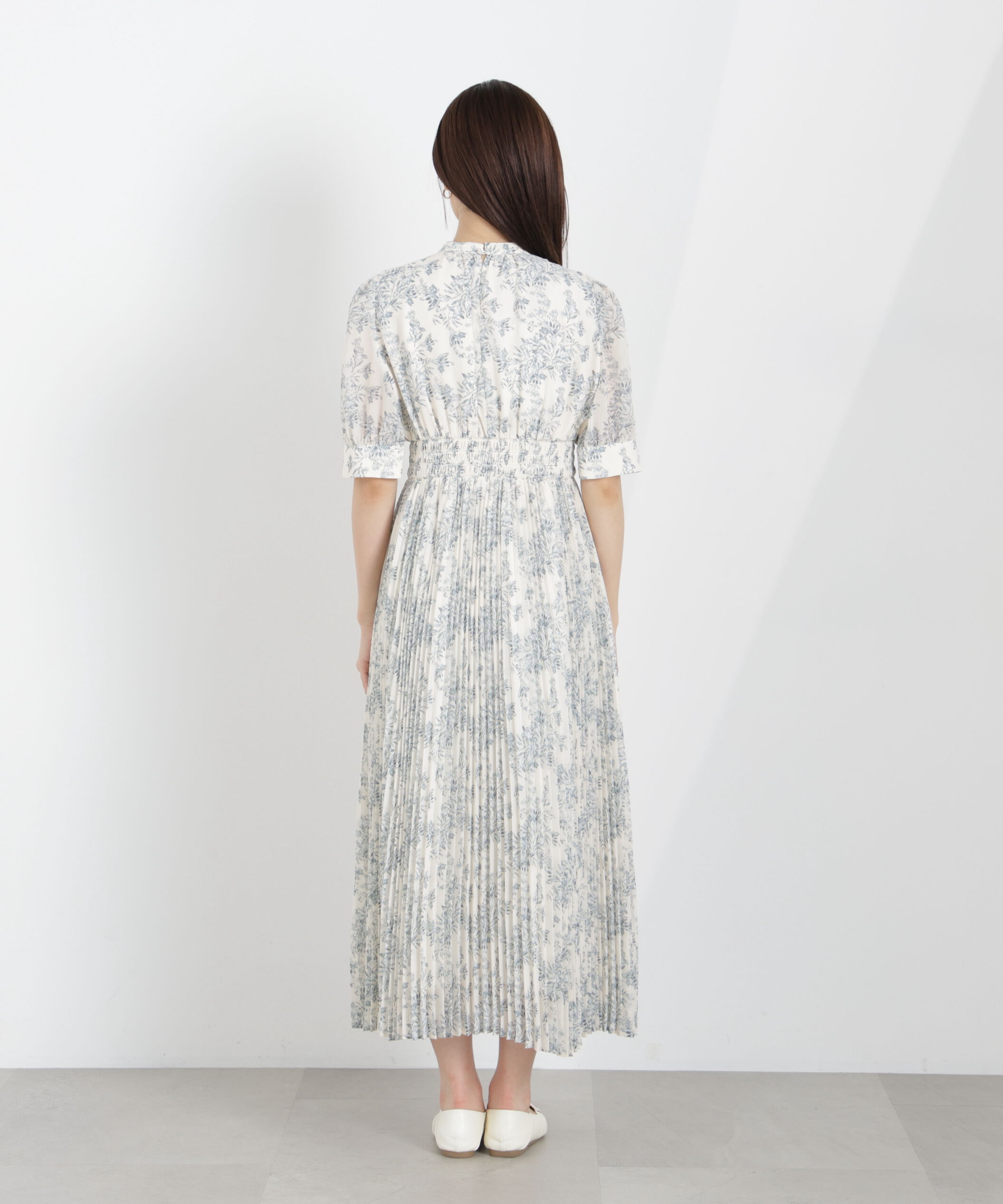 PROPORTION BODY DRESSING「花柄プリーツワンピース　26SS」|ワンピース|