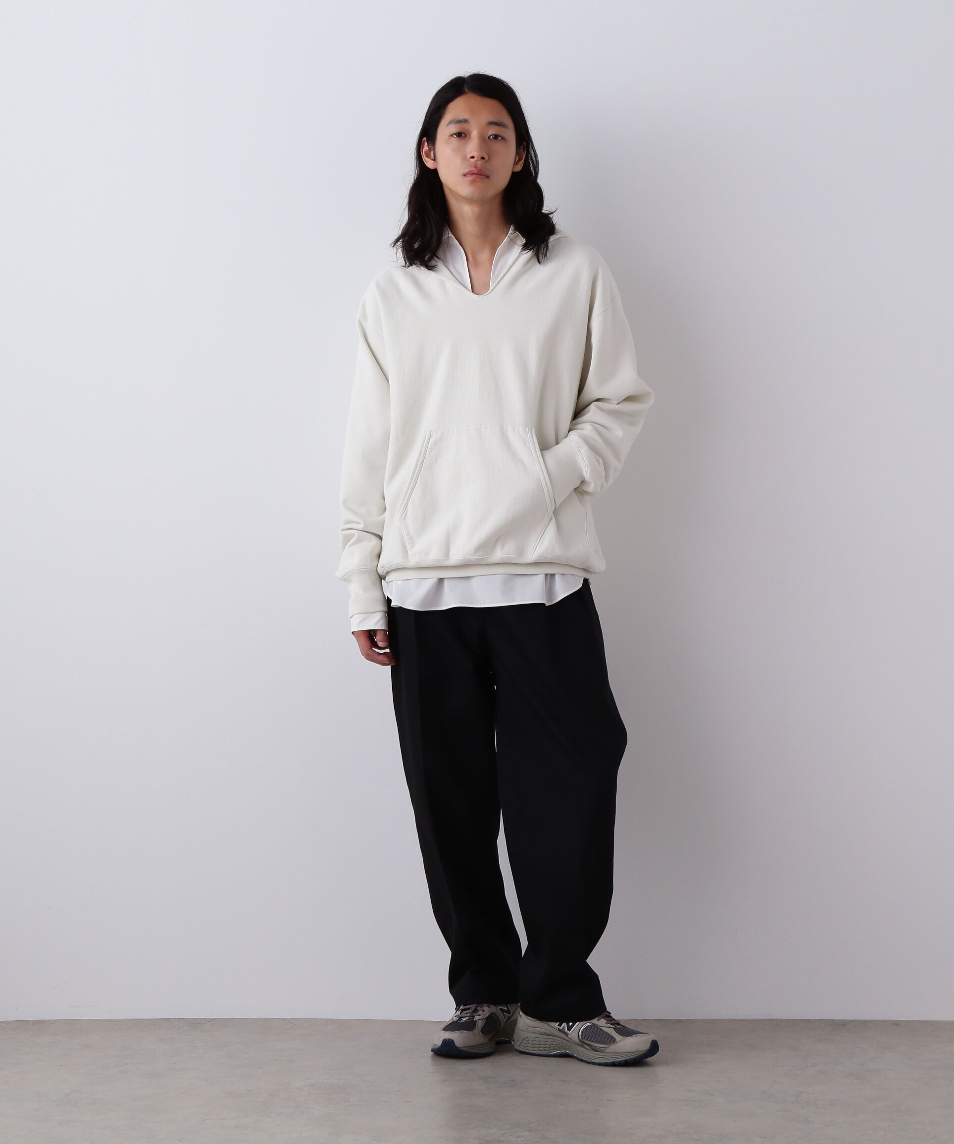 YLEVE 「YLEVE / COTTON SILK TYPEWRITER SKIPPER SHIRT」|シャツ・ブラウス|