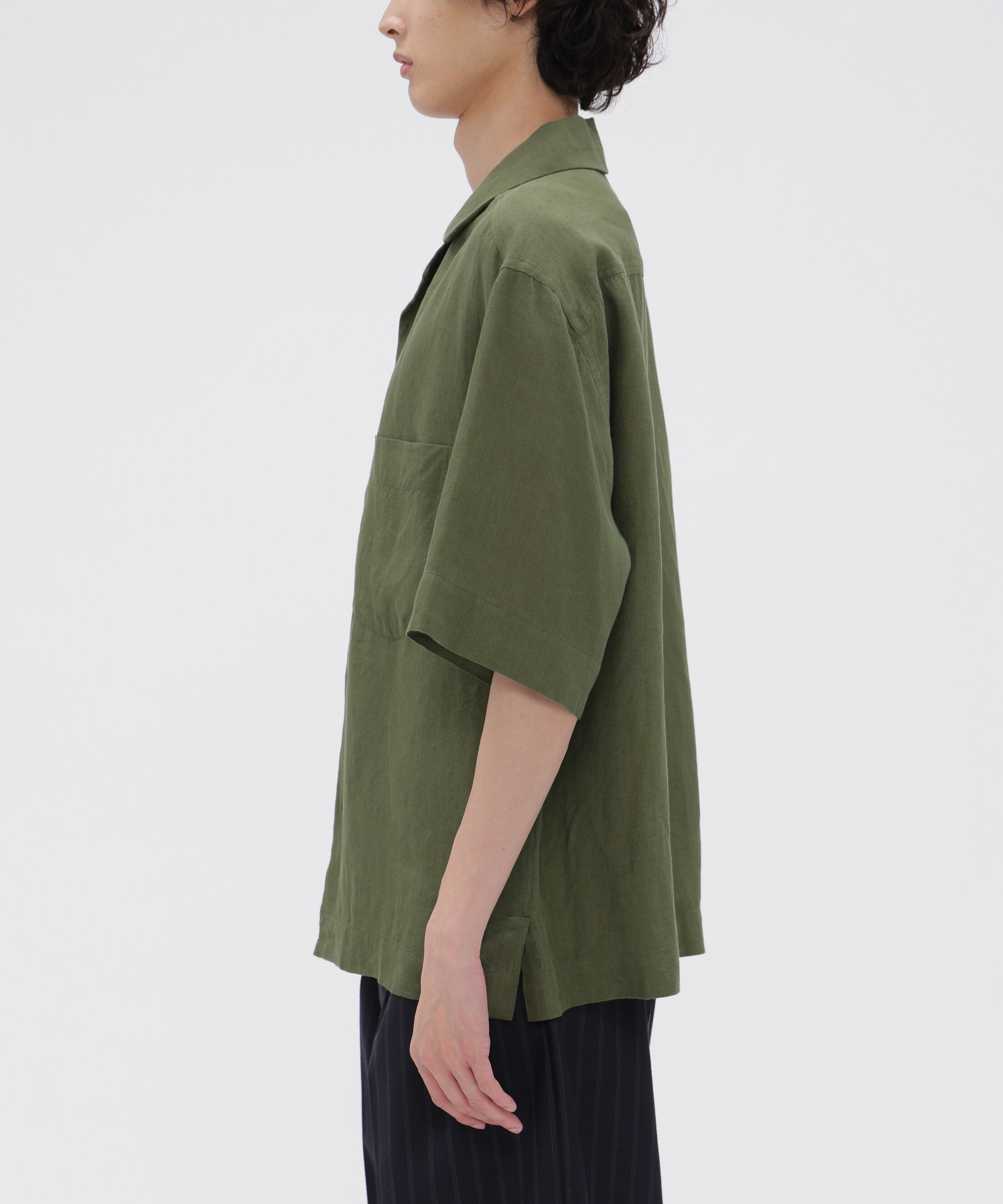 MARGARET HOWELL「YARN DYE LINEN SHIRTING SHIRT」|シャツ・ブラウス|