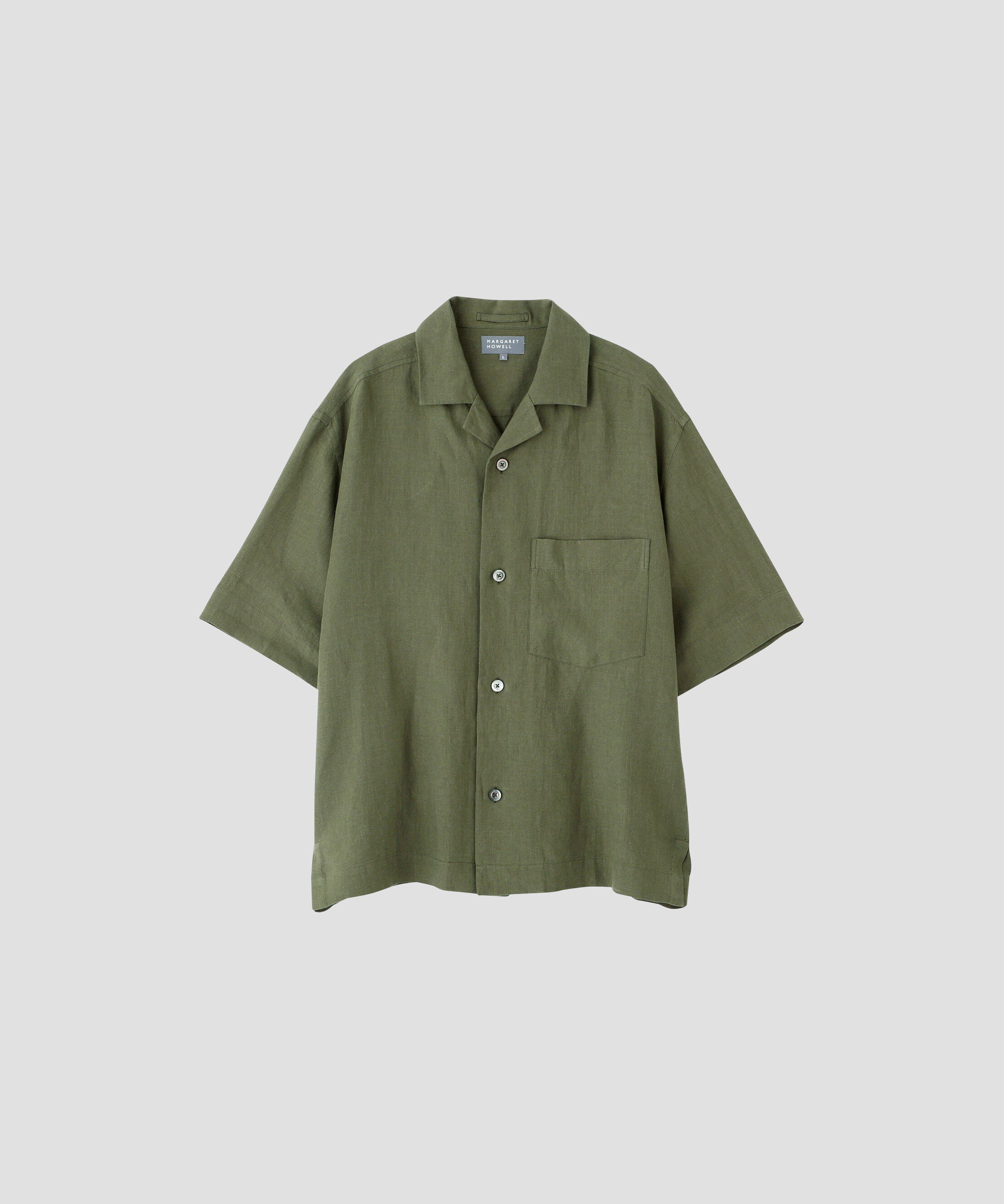 MARGARET HOWELL「YARN DYE LINEN SHIRTING SHIRT」|シャツ・ブラウス|