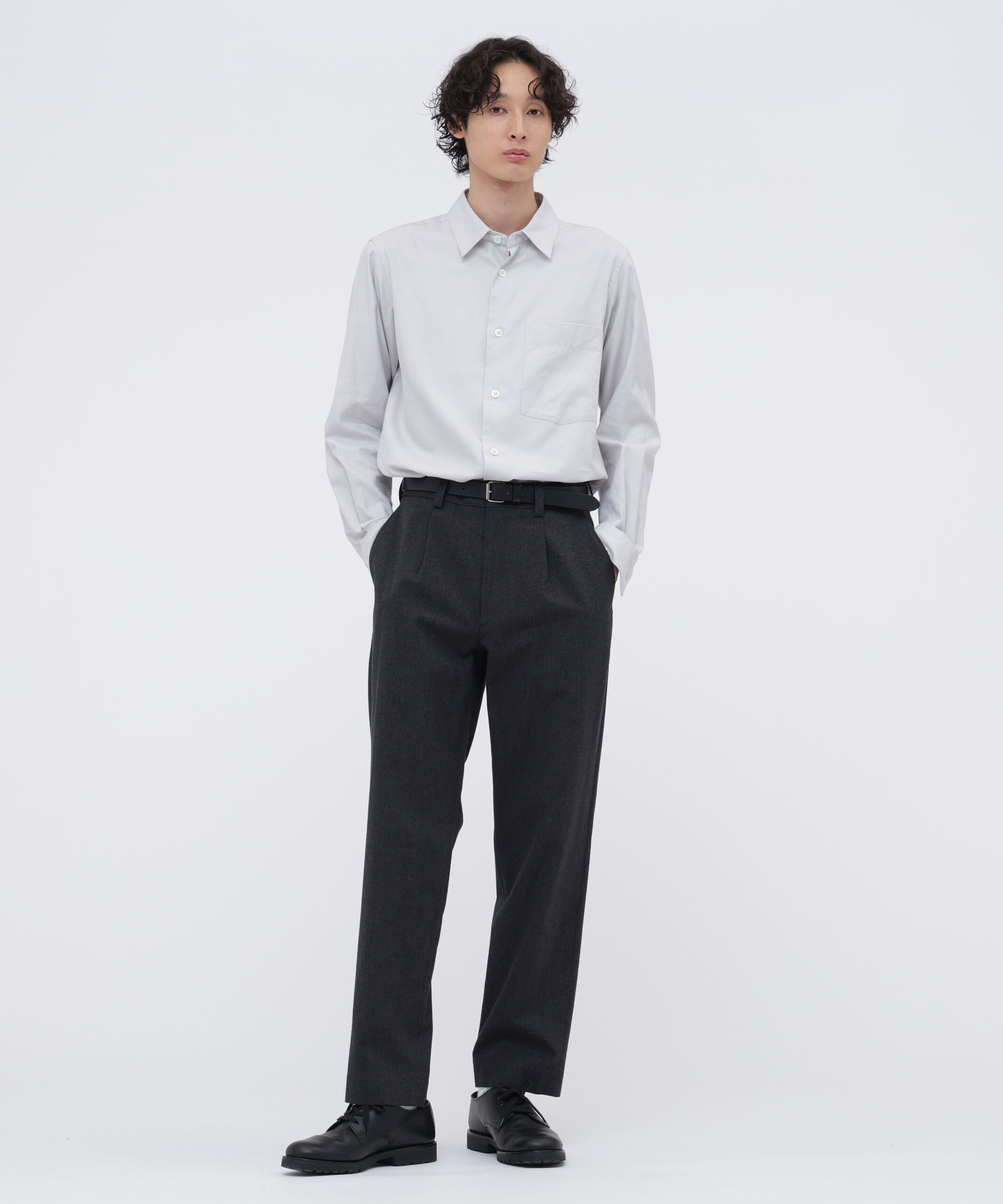 MARGARET HOWELL「BRUSHED COTTON SILK SHIRTING SHIRT」|シャツ・ブラウス|