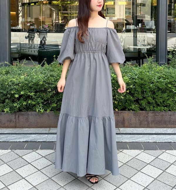 archives「ウエストデザイン２ｗａｙオフショルワンピース」|ワンピース|