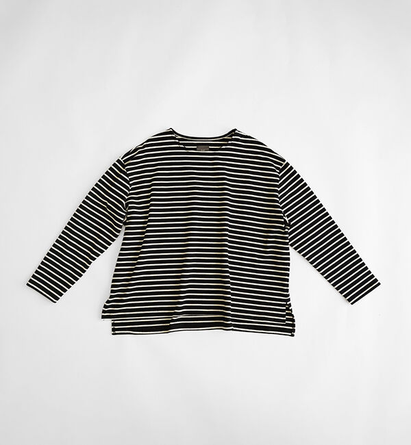 オローネ「サブリナボーダーロングスリーブ」|Tシャツ・カットソー|