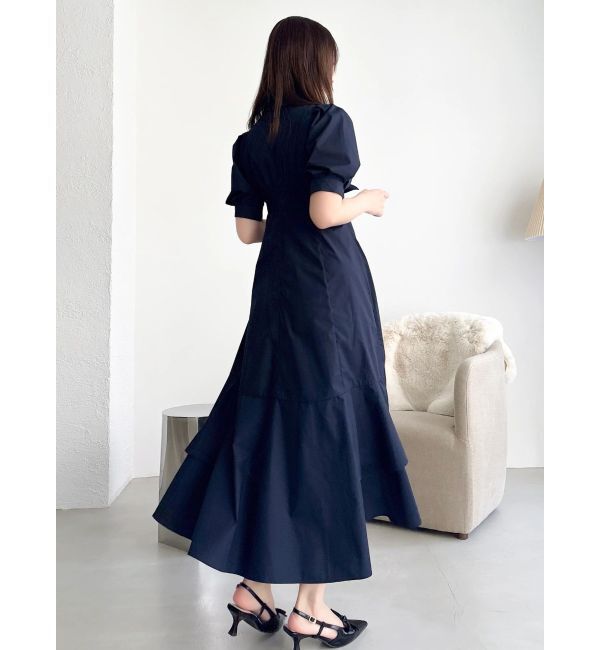 dazzlin「【POLO BCSコラボ】レイヤードリボンティアードシャツワンピース」|ワンピース|
