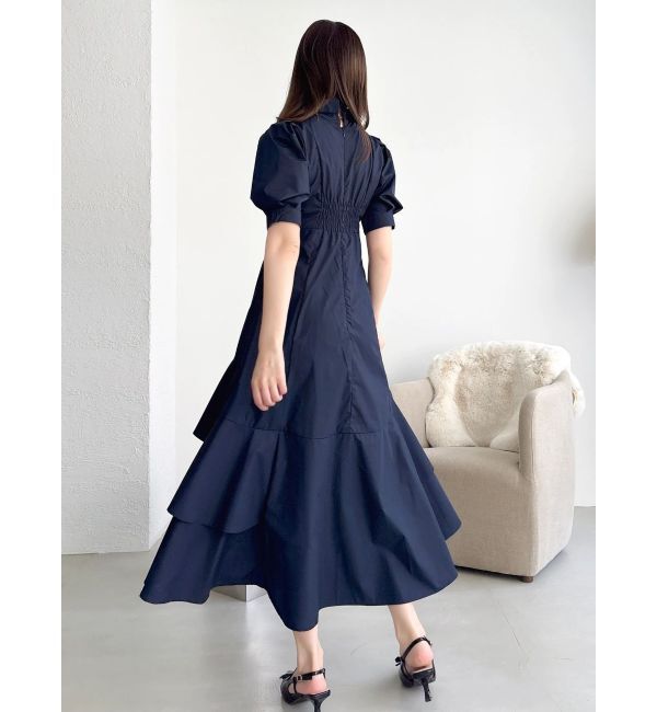 dazzlin「【POLO BCSコラボ】レイヤードリボンティアードシャツワンピース」|ワンピース|