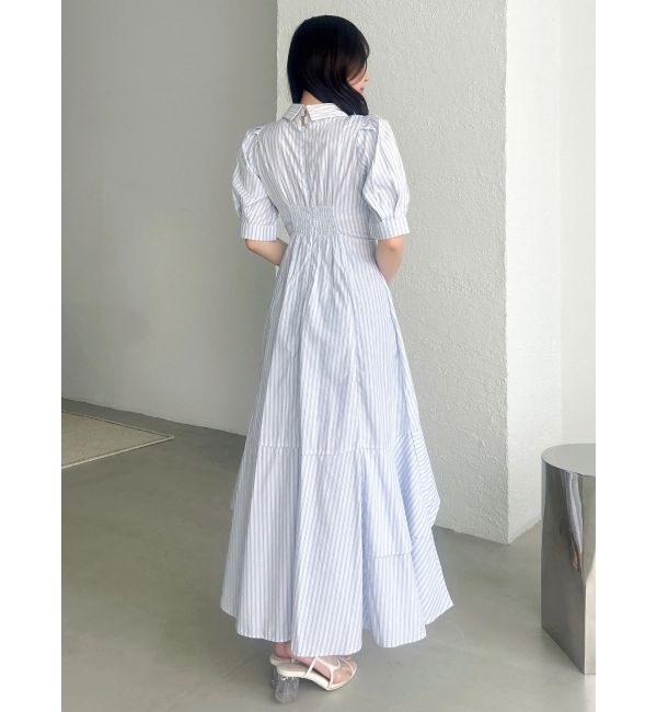 dazzlin「【POLO BCSコラボ】レイヤードリボンティアードシャツワンピース」|ワンピース|