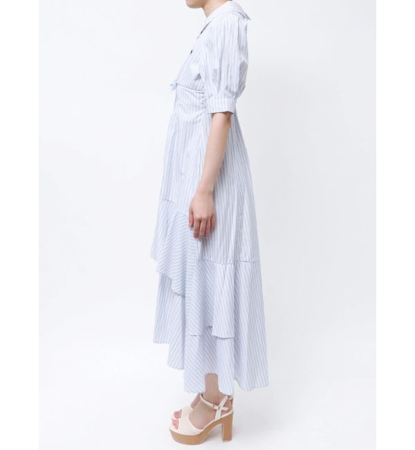 dazzlin「【POLO BCSコラボ】レイヤードリボンティアードシャツワンピース」|ワンピース|