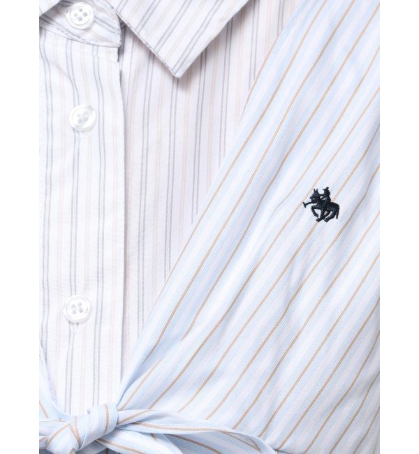 dazzlin「【POLO BCSコラボ】レイヤードリボンティアードシャツワンピース」|ワンピース|