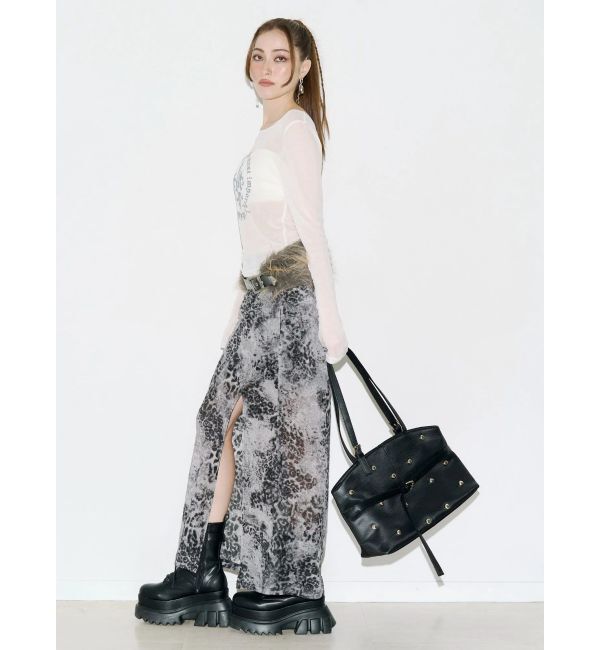 EVRIS「スタッズモチーフBIGショルダーBAG」|ショルダー・メッセンジャー|