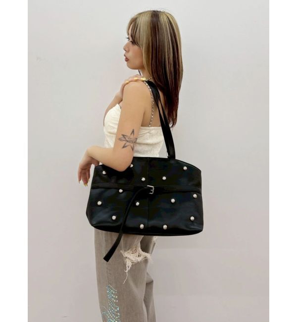 EVRIS「スタッズモチーフBIGショルダーBAG」|ショルダー・メッセンジャー|