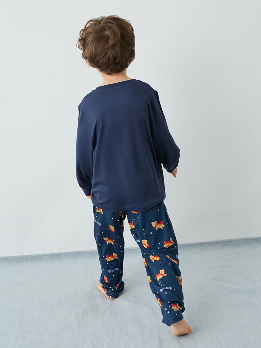 GELATO PIQUE KIDS & BABY「【KIDS】【抗菌防臭】ヒーローベア柄ロングパンツ」|ルームウェア|