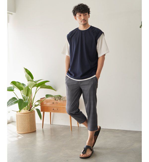 ikka「【接触冷感／吸水速乾】マルチファンクションベストT【親子おそろい】」|Tシャツ・カットソー|