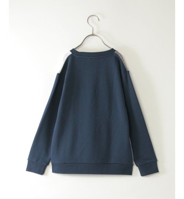 ikka kids「ニットソーブロックストレーナー（120~160cm）」|Tシャツ・カットソー|