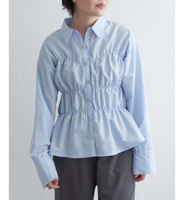 VENCE share style「ブロードシャーリングシャツ」|シャツ・ブラウス|
