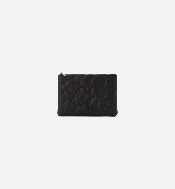 Marimekko「Pouch Bag Unikko クラッチバッグ」|ショルダー・メッセンジャー|ブラック