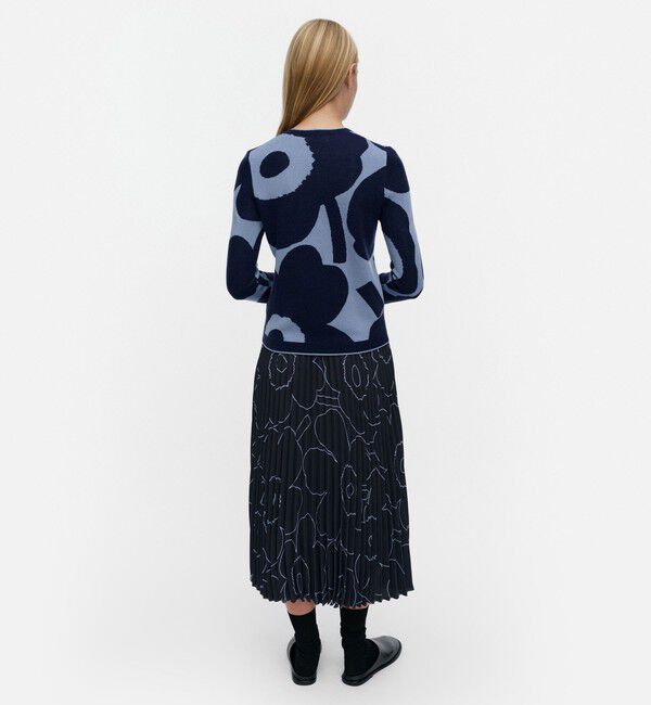 Marimekko「Harhautus Unikko ニットカーディガン」|ニット・セーター|