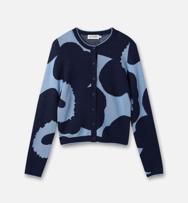 Marimekko「Harhautus Unikko ニットカーディガン」|ニット・セーター|