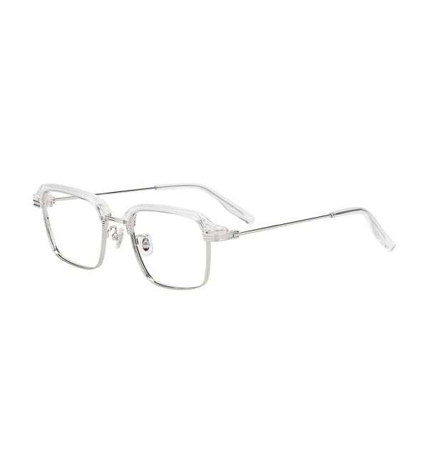  「ウェリントン型 メガネ | メタル 高級感  度あり 度なし メンズFASHION レンズ交換券付」|メガネ|