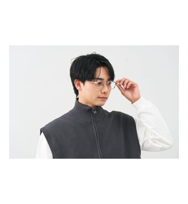  「ウェリントン型 メガネ | メタル 高級感  度あり 度なし メンズFASHION レンズ交換券付」|メガネ|