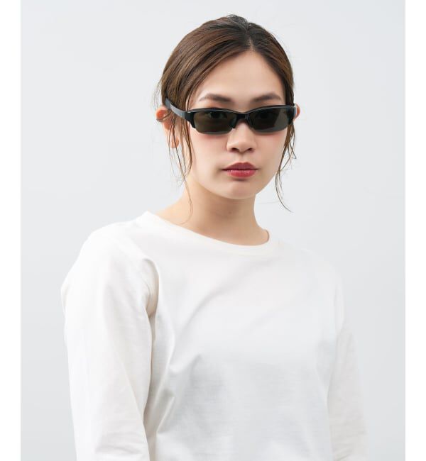  「WEB限定 SUNCUTGlasses/UV100％CUT スクエア型 サングラス | CLAP CLICK搭載搭載 スポーツ・アウトドア」|サングラス|