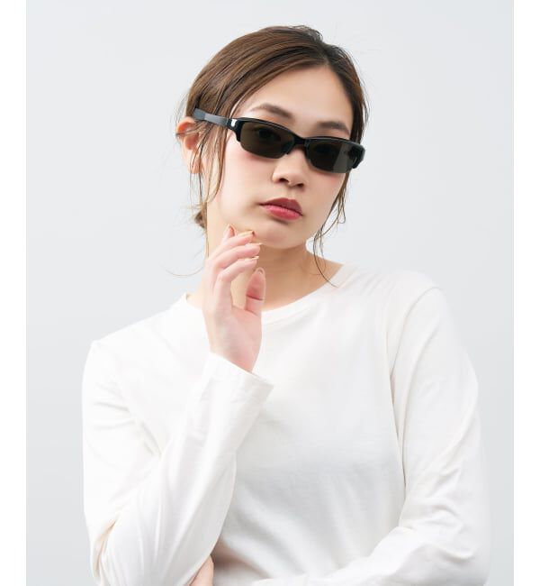  「WEB限定 SUNCUTGlasses/UV100％CUT スクエア型 サングラス | CLAP CLICK搭載搭載 スポーツ・アウトドア」|サングラス|