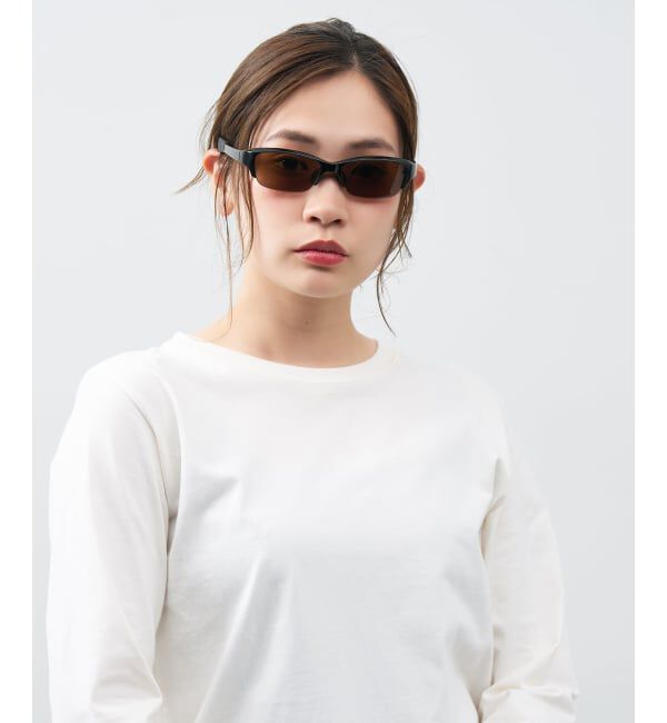  「WEB限定 SUNCUTGlasses/UV100％CUT スクエア型 サングラス | CLAP CLICK搭載搭載 スポーツ・アウトドア」|サングラス|